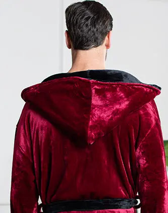 The Hooded Plush Robe — Men's Comfort Collection