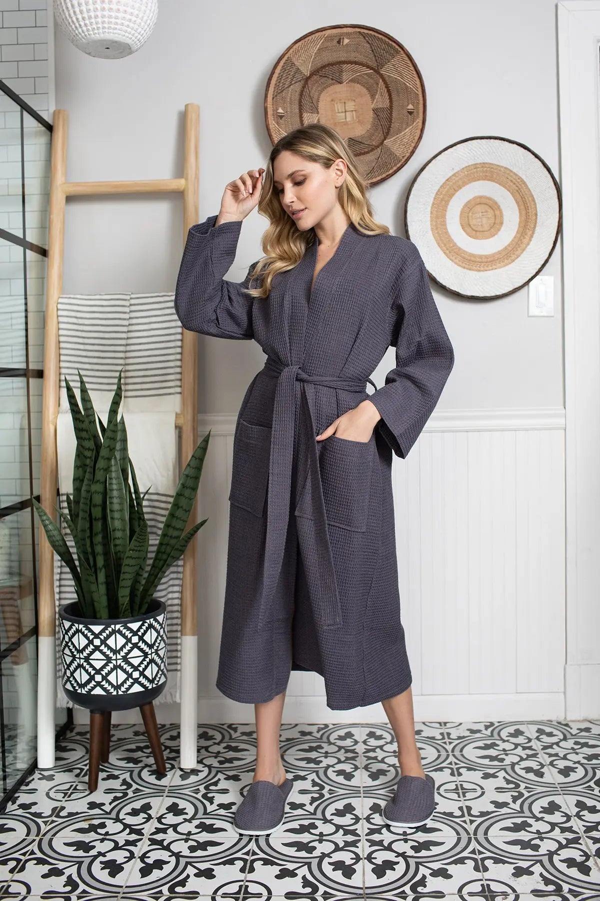 The Waffle Robe — Women's Spa Collection