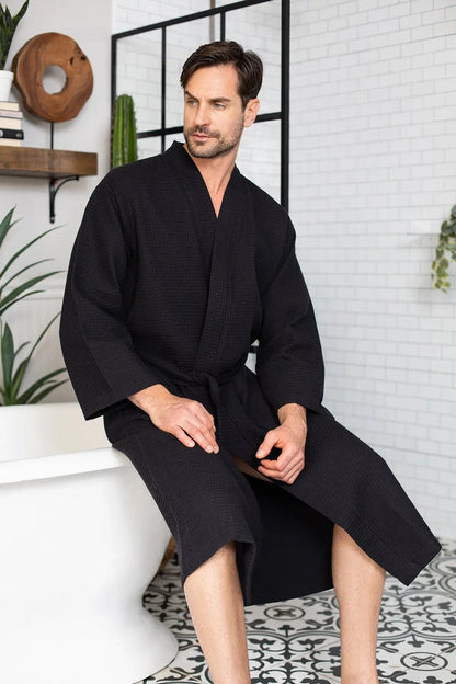 The Waffle Robe — Men's Spa Collection