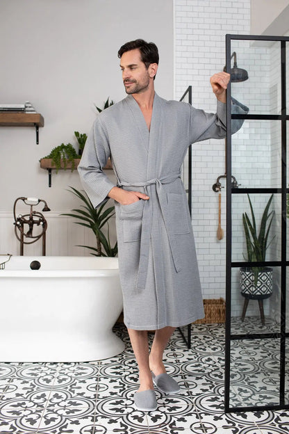 The Waffle Robe — Men's Spa Collection
