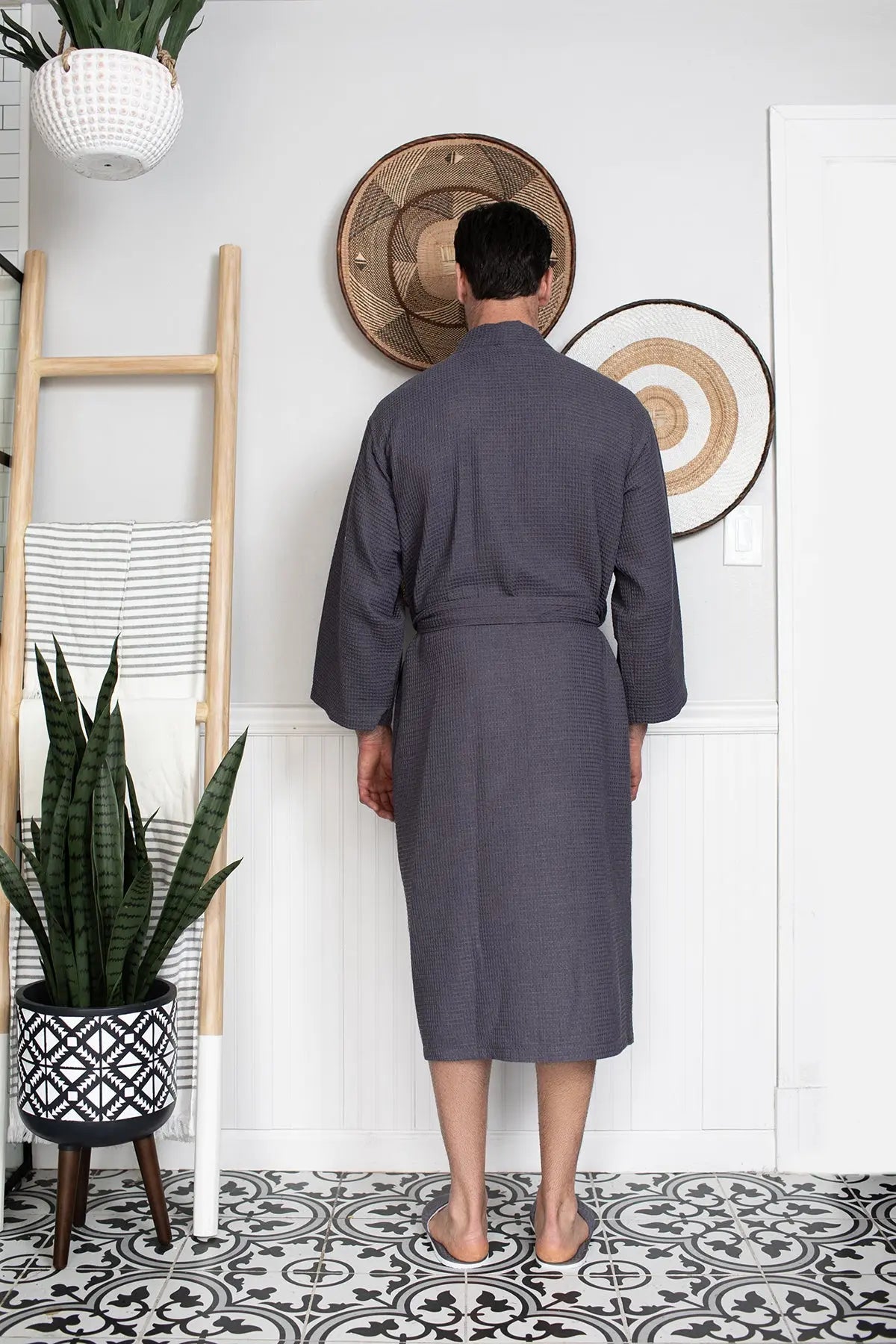 The Waffle Robe — Men's Spa Collection