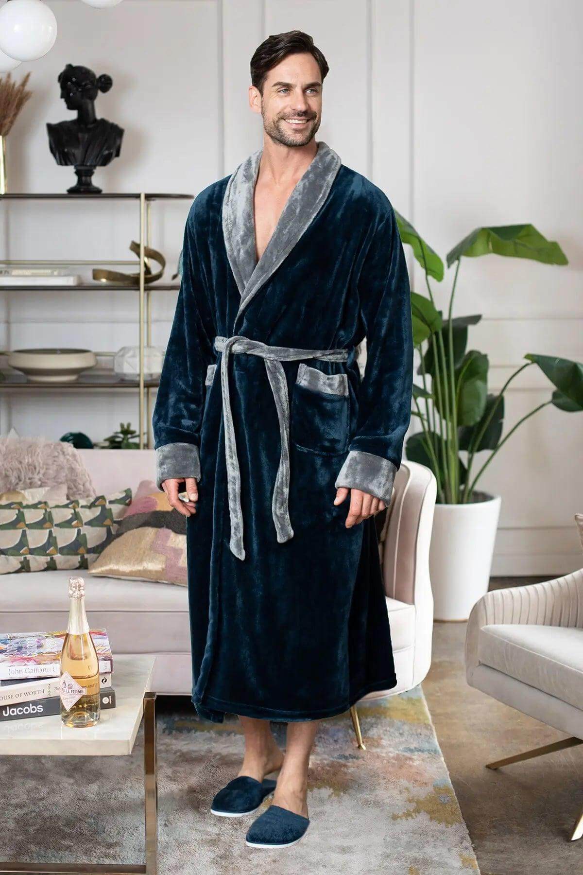 The Plush Robe — Men's Comfort Collection
