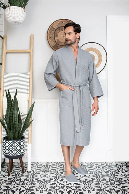 The Waffle Robe — Men's Spa Collection