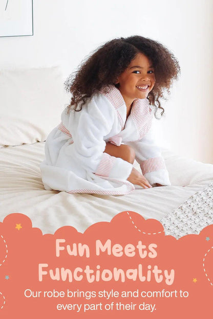 The Kids' Plush Robe — Comfort Collection