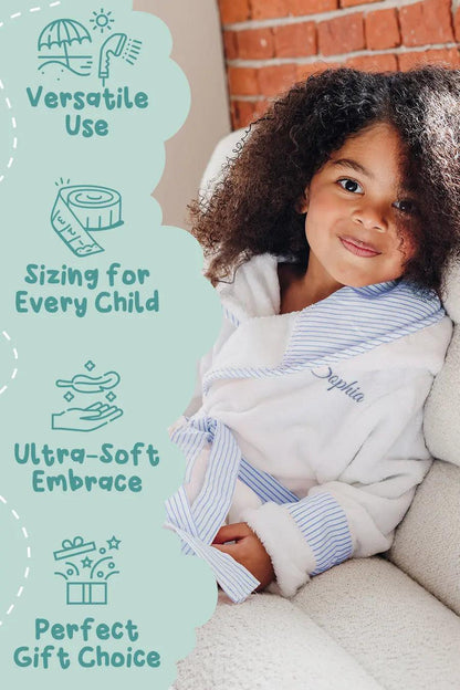 The Kids' Plush Robe — Comfort Collection