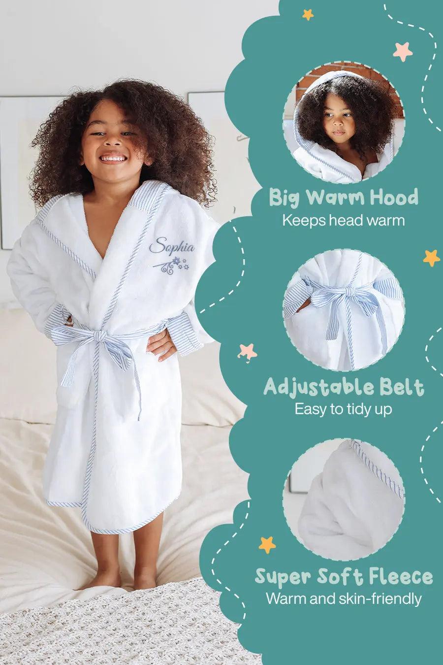 The Kids' Plush Robe — Comfort Collection