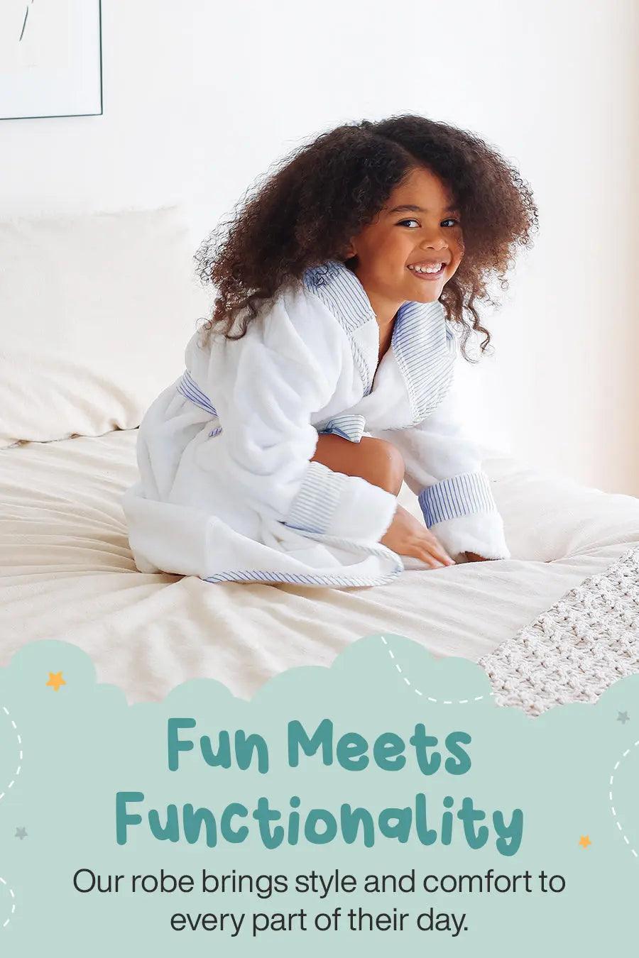 The Kids' Plush Robe — Comfort Collection
