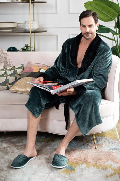 The Plush Robe — Men's Comfort Collection