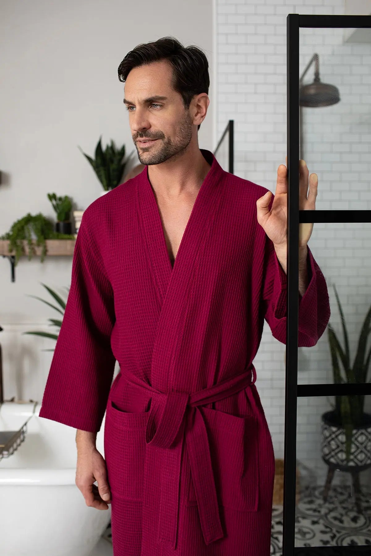 The Waffle Robe — Men's Spa Collection