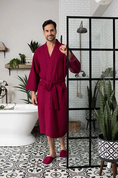 The Waffle Robe — Men's Spa Collection