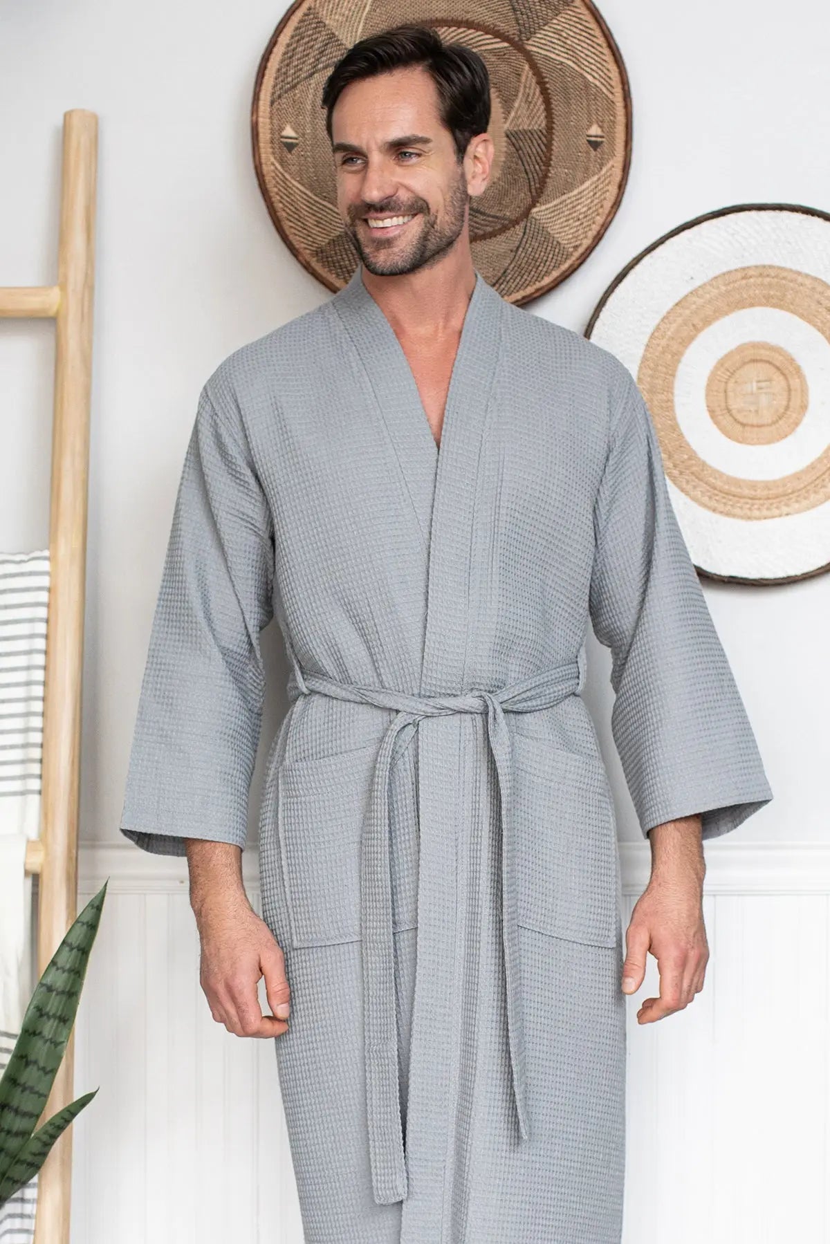 The Waffle Robe — Men's Spa Collection