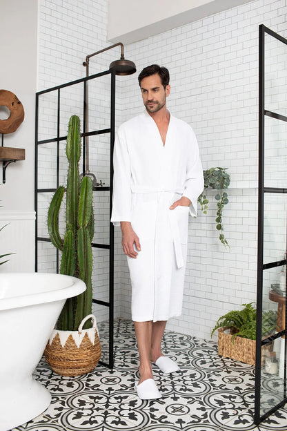 The Waffle Robe — Men's Spa Collection