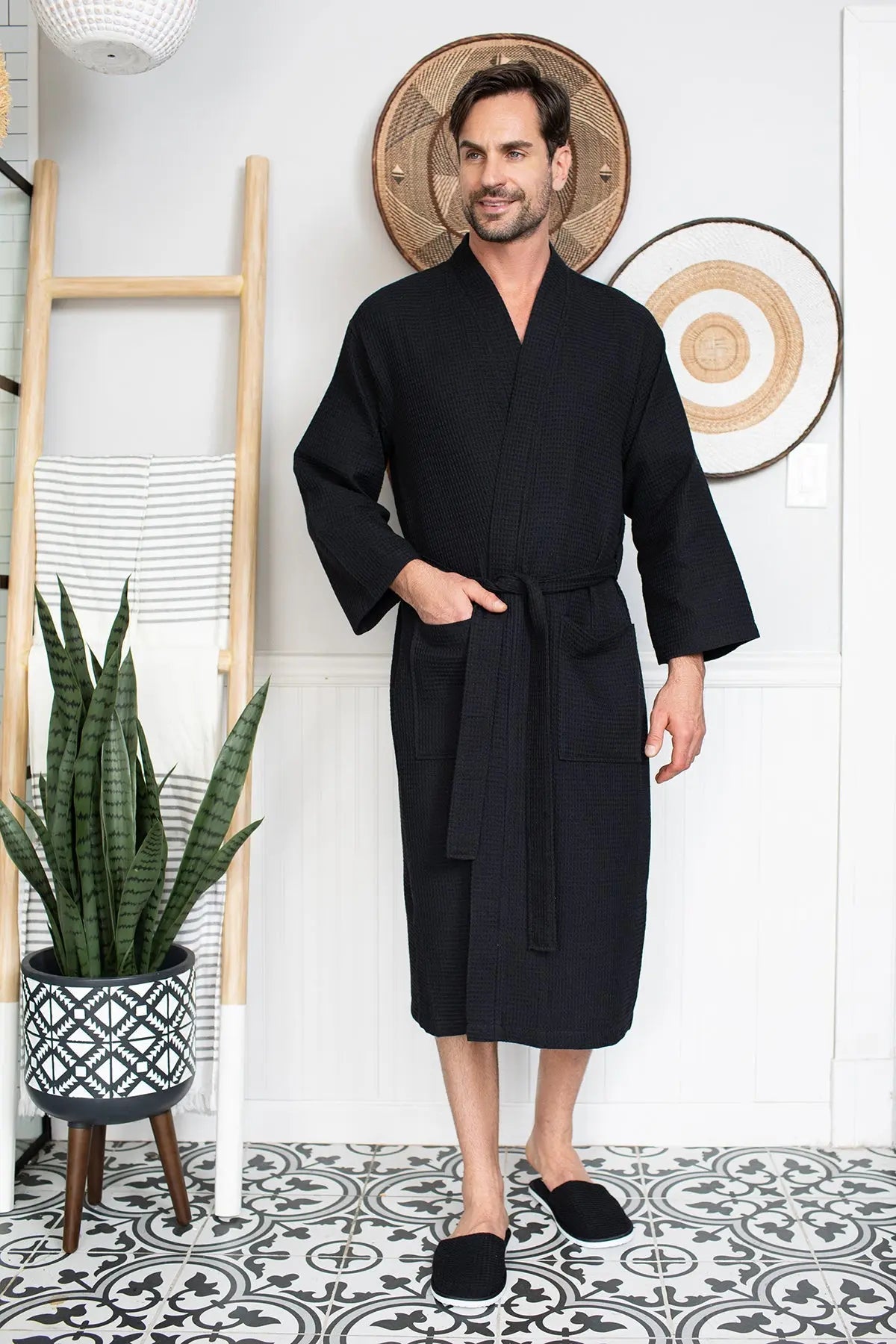 The Waffle Robe — Men's Spa Collection