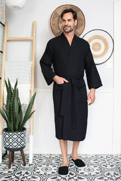 The Waffle Robe — Men's Spa Collection