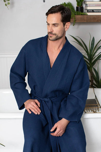 The Waffle Robe — Men's Spa Collection