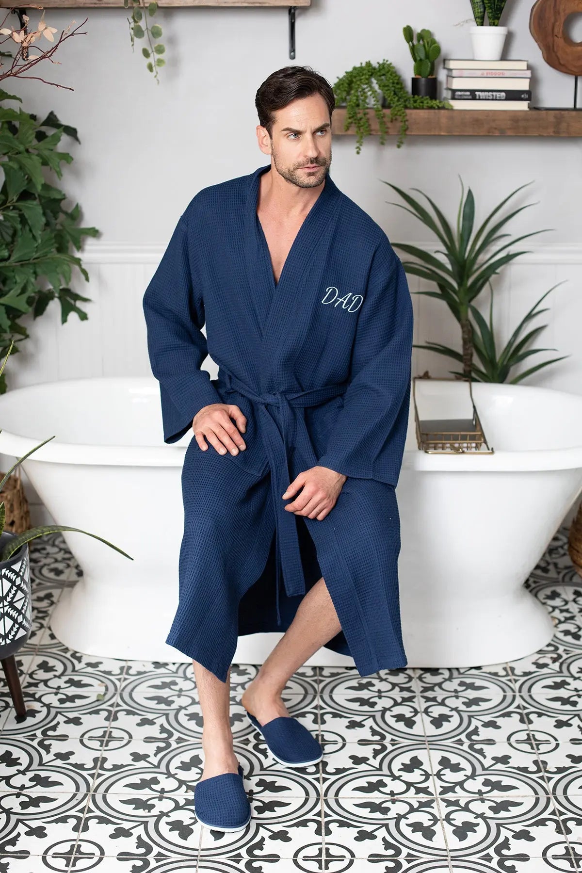 The Waffle Robe — Men's Spa Collection