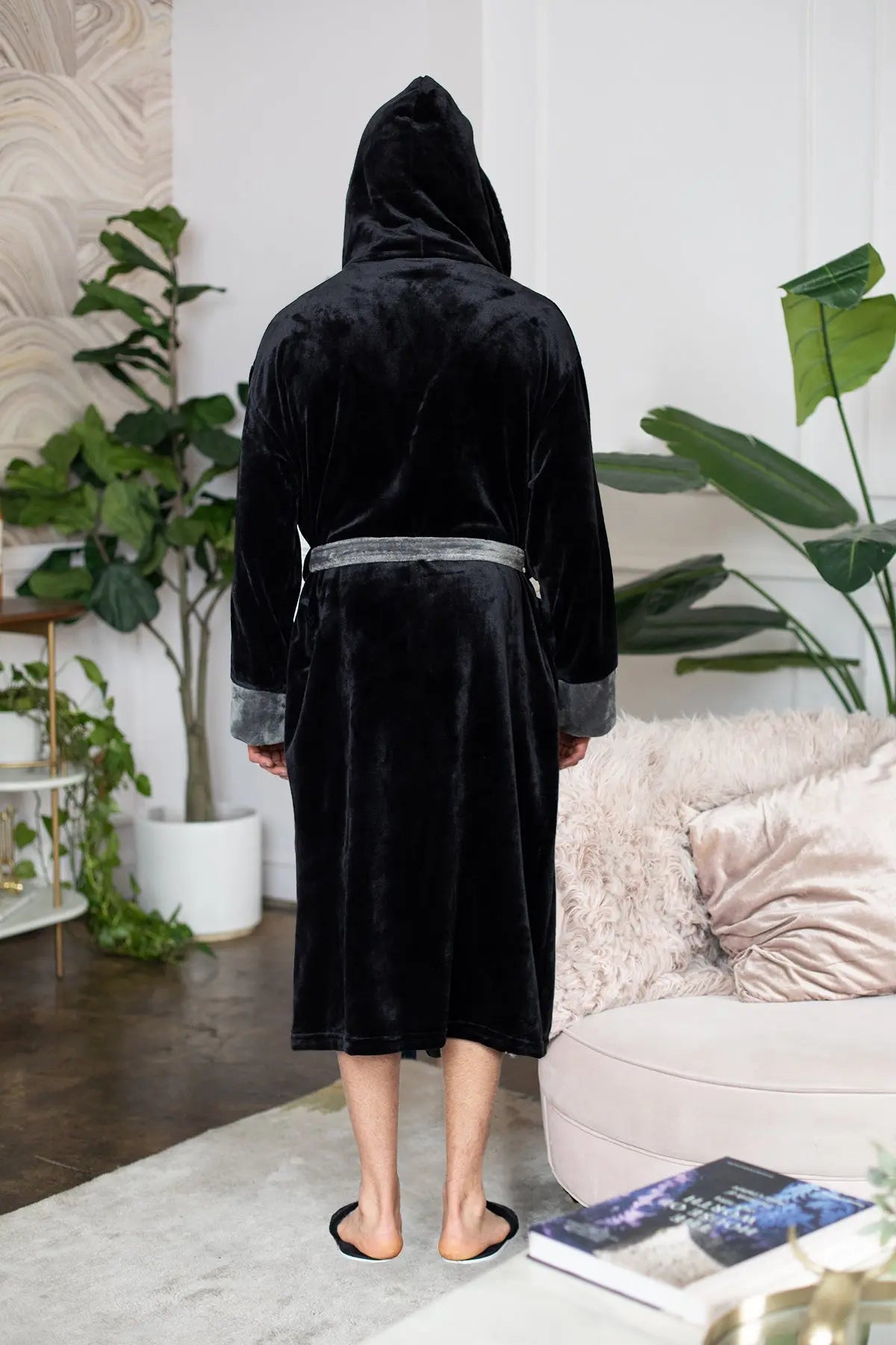 The Hooded Plush Robe — Men's Comfort Collection