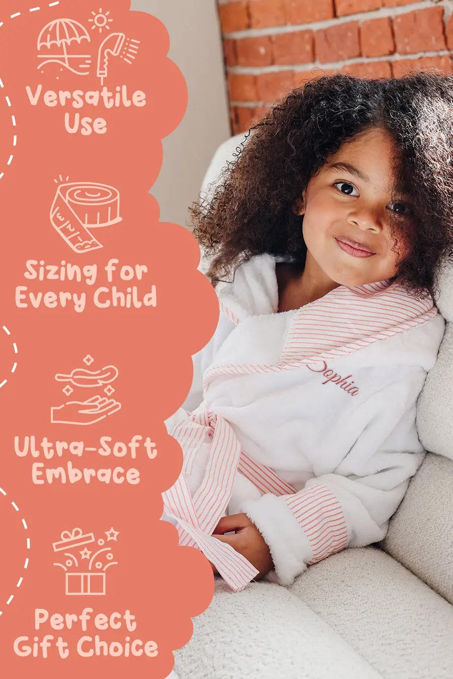 The Kids' Plush Robe — Comfort Collection