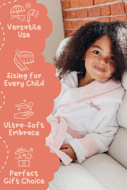 The Kids' Plush Robe — Comfort Collection
