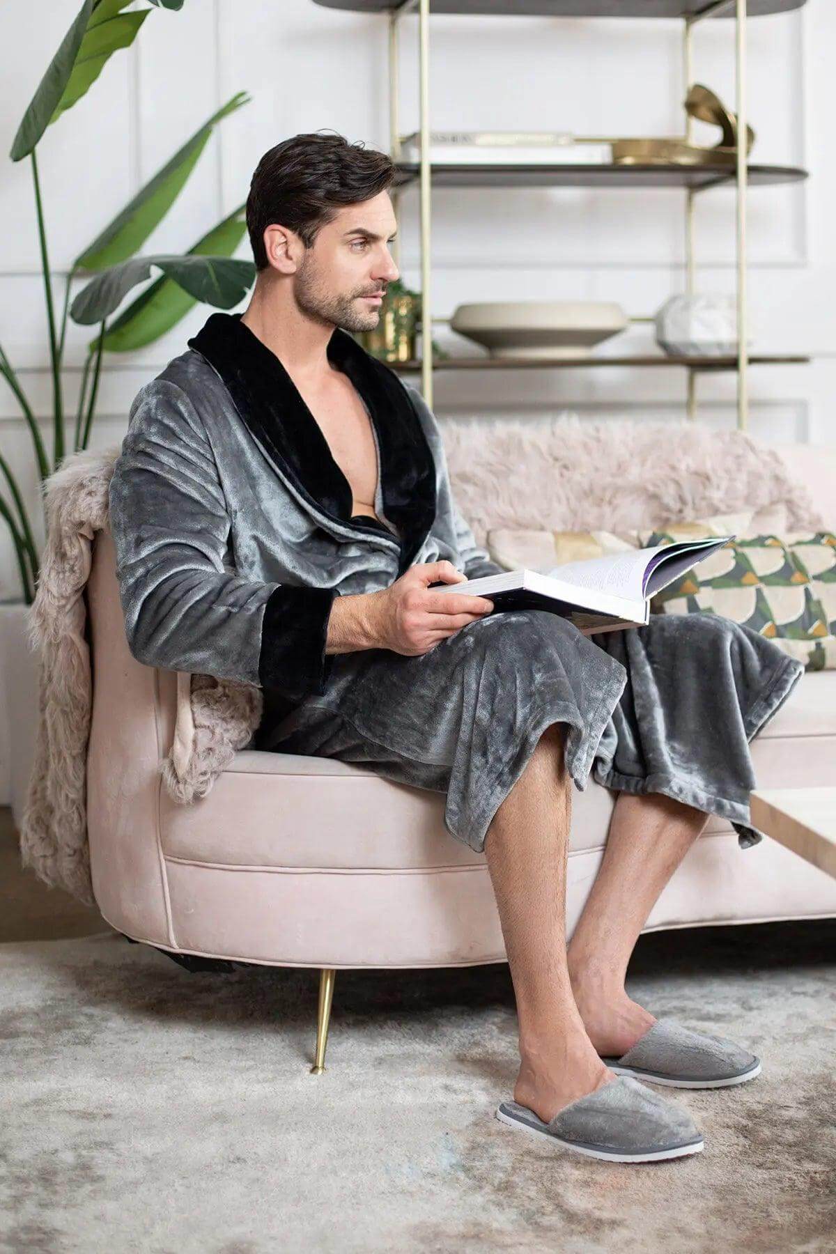 The Plush Robe — Men's Comfort Collection