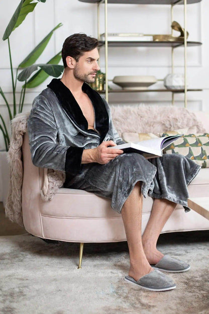 The Plush Robe — Men's Comfort Collection