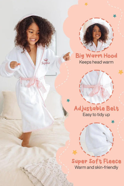 The Kids' Plush Robe — Comfort Collection