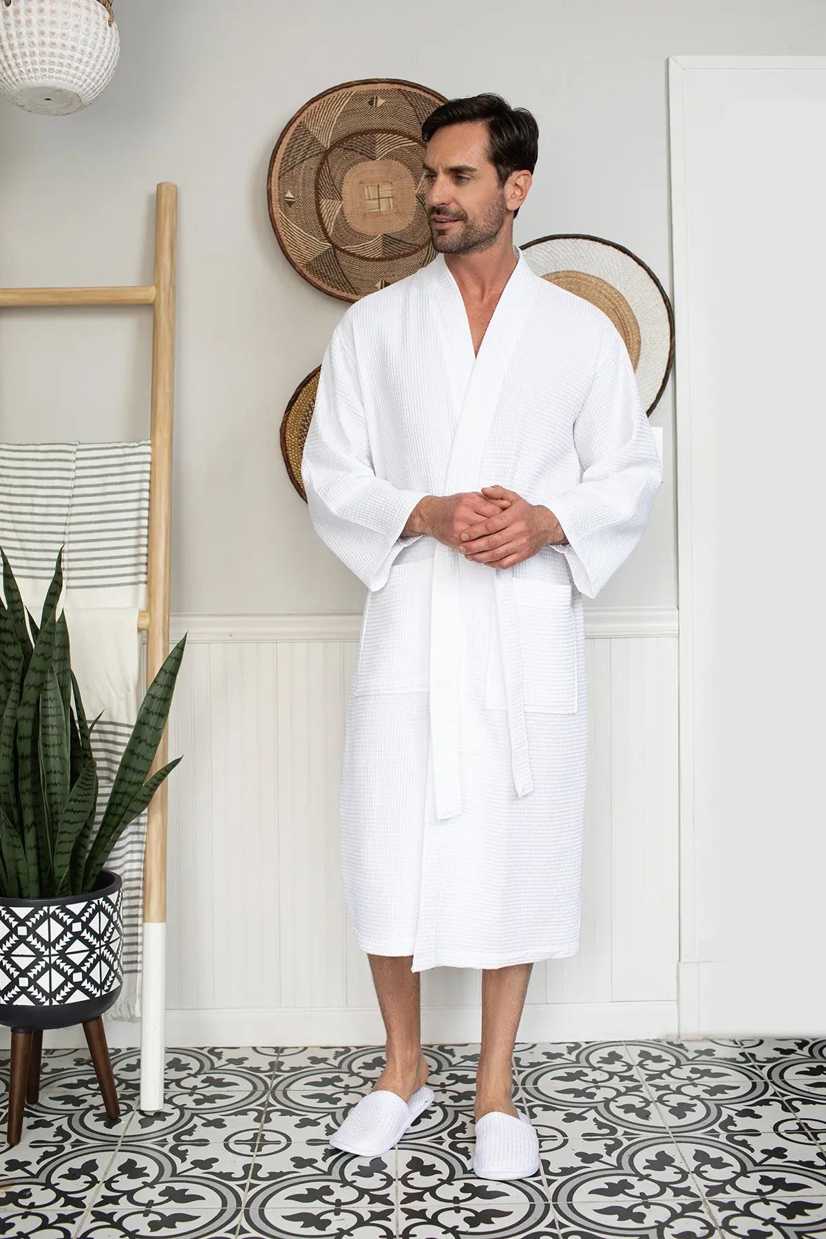 The Waffle Robe — Men's Spa Collection