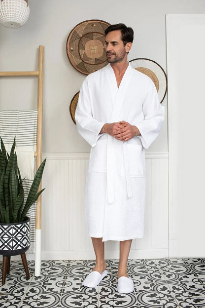 The Waffle Robe — Men's Spa Collection